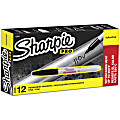 Sharpie® Industrial Permanent Markers, Fine Point, Black, Pack Of 12