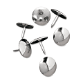OIC® Steel Thumb Tacks, 7/16", Silver, Box Of 100 1 thumbnail image