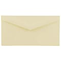 JAM Paper® Booklet Envelopes, 4 1/2" x 8 1/8", Gummed Seal, Ivory, Pack Of 25