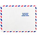 JAM Paper® Open-End Tyvek Airmail Envelopes, 9" x 12", Self Adhesive, White, Pack Of 25