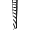 Vertiv Vertical Cable Manager 600mm Wide 42U - Black - 2 Pack - 42U Rack Height - 19" Panel Width - Metal