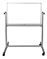 Luxor Magnetic Dry-Erase Whiteboard, 39" x 53 1/2", Aluminum Frame With Silver Finish 1 thumbnail image