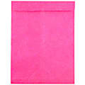 JAM Paper® Tyvek® Open-End 10" x 13" Catalog Envelopes, Self-Adhesive, Hot Pink, Pack Of 25