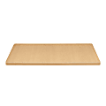HON® Square Laminate Hospitality Table Top, 36"W x 36"D, Natural Maple