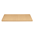 HON® Square Laminate Hospitality Table Top, 42"W x 42"D, Natural Maple