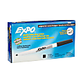 EXPO® Dry-Erase Fine-Point Markers, Black, Pack Of 12