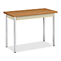 HON® Utility Table, 40" x 20" x 29", Harvest/Putty