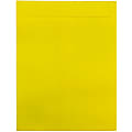 JAM Paper® Tyvek® Open-End 10" x 13" Catalog Envelopes, Self-Adhesive, Yellow, Pack Of 25