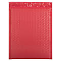 JAM Paper® Bubble Envelopes, Catalog, Open End, 12" x 15 1/2", Red, Pack Of 12