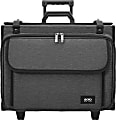 Solo New York Morgan Rolling Catalog Case With 17.3" Laptop Pocket, 51% Recycled, Gray 1 thumbnail image