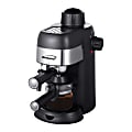 Brentwood 4-Cup Stainless-Steel Espresso And Cappuccino Maker Machine, Black 1 thumbnail image