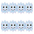 Hygloss Happy Snowflakes Border Strips - 12 (Happy Snowflakes) Shape - Damage Resistant, Durable, Long Lasting - 36" Height x 3" Width - Assorted - 12 / Pack