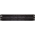 Legrand 24-Port Cat6 110-Type Patch Panel - High Density 1RU 19in. Panel - Patch panel - CAT 6 - black - 1U - 19" - 24 ports