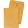Quality Park Gummed Kraft Clasp Envelopes - Clasp - #105 - 11 1/2" Width x 14 1/2" Length - 28 lb - Gummed - Kraft - 100 / Box - Kraft
