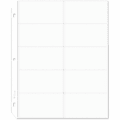 C-Line Business Card Holders Without Tabs, 8 1/8" x 11 1/4", 3-Hole Punched, Pack Of 10 1 thumbnail image