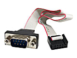 StarTech.com 16in 9 Pin Serial Male to 10 Pin Motherboard Header Panel Mount Cable - motherboard to RS232 (PNL9M16) - PNL9M16 1 thumbnail image