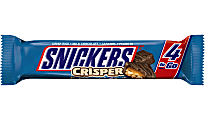 Snickers Crispers 4 To Go Candy Bar, 2.83 Oz 1 thumbnail image