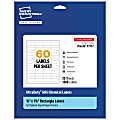 Avery® Ultra Duty® Permanent GHS Chemical Labels, 97177-WMUI25, Rectangle, 2/3" x 1-3/4", White, Pack Of 1,500 1 thumbnail image