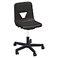 Lorell® Classroom Adjustable-Height Padded Mobile Task Chair, Black 1 thumbnail image