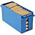 MMF Porta-Count Extra-cap. Nickel Trays - External Dimensions: 9.8" Length x 3.8" Width x 4.9" Height - 2000 x Nickel - Stackable - ABS Plastic - Blue - For Cash, Coin - Recycled - 1 Each