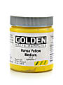 Golden Matte Acrylic Paint, 4 Oz, Hansa Yellow Medium
