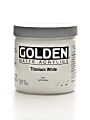 Golden Matte Acrylic Paint, 16 Oz, Titanium White
