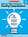 Scholastic Week-By-Week Homework: Reading Comprehension Workbook, Grade 2 1 thumbnail image
