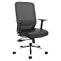 HON® Exposure Mesh/Bonded Leather High-Back Task Chair, Black