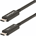 StarTech.com 6ft (2m) Active Thunderbolt 4 Cable, 40Gbps, 100W PD, 4K/8K Video, Intel-Certified, Compatible w/Thunderbolt 3/USB 3.2/DisplayPort 1 thumbnail image