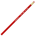 J.R. Moon Pencil Co. Try Rex Pencils, Regular, #2 Soft Lead, 2.11 mm, Red, Pack Of 72