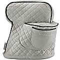KitchenAid Fitted Stand Mixer Cover - Supports Stand Mixer - Quilted - Dust Resistant, Dirt Resistant - Cotton, Polyester - Silver Frost