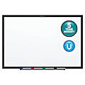 Quartet® Classic Magnetic Dry-Erase Whiteboard, 24" x 18", Aluminum Frame With Black Finish