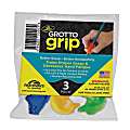 Pathways For Learning Grotto Grips, Assorted Colors, 3 Grips Per Pack, Set Of 5 Packs