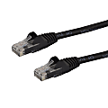 StarTech.com 5ft CAT6 Ethernet Cable - Black Snagless Gigabit CAT 6 Wire - 5ft Black CAT6 up to 160ft - 650MHz Snagless UTP RJ45 patch/network cord