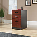 Sauder® Via 19-1/2"D Vertical 3-Drawer Pedestal File Cabinet, Classic Cherry/Soft Black 1 thumbnail image