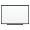 Quartet® Classic TAA Compliant Magnetic Dry-Erase Whiteboard, 48" x 96", Aluminum Frame With Black Finish