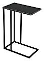 Zuo Modern Atom Iron Rectangle End Table, 23-5/6”H x 16-1/2”W x 10-1/4”D, Black
