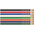 Musgrave Pencil Co. Wood Case Hex Pencils, 2.11 mm, #2 Lead, Assorted Colors, Pack Of 72