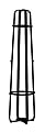 Monarch Specialties 3-Tier Metal Coat Rack, 72"H x 18"W x 18"D, Black 1 thumbnail image