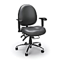 OFM 24-Hour Big And Tall Anti-Microbial Anti-Bacterial Task Chair, Charcoal/Black 1 thumbnail image