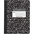 Roaring Spring Composition Book, 7 1/2" x 9 3/4", Quadrille Ruled, 80 Sheets, Black Marble