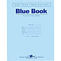 Roaring Spring Wide-Ruled Examination Book, 8 1/2" x 11", 8 Sheets, Blue 1 thumbnail image