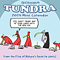 2024 Willow Creek Press Scenic Monthly Mini Wall Calendar, 7” x 7”, Tundra Comics, January To December