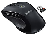 Logitech M510 Wireless Mouse - 2.4 GHz with USB Unifying Receiver - 1000 DPI Laser-Grade Tracking - 7-Buttons - Black