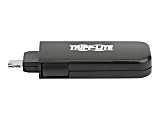 Tripp Lite USB-A Port Blockers with Reusable Key - USB port blocker - black - 3 in - TAA Compliant - for P/N: U2BLOCK-A10-RD