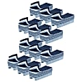 Charles Leonard Peel Away Whiteboard Eraser, 5", Black/White/Gray, Pack Of 12 1 thumbnail image
