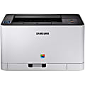 Samsung Xpress SL-C430W Laser Printer - Color - 19 ppm Mono / 4 ppm Color - 2400 x 600 dpi Print - Manual Duplex Print - 150 Sheets Input - Wireless LAN