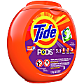 Tide® 3 In-1 Pods Laundry Detergent, Bottle Of 72 Pods