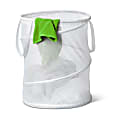 Honey-Can-Do Mesh Pop-Up Hampers, 19", White, Pack Of 2 1 thumbnail image