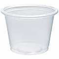 Dart® Conex Portion Containers, 1 Oz, Clear, 125 Per Bag, Case Of 20 Bags